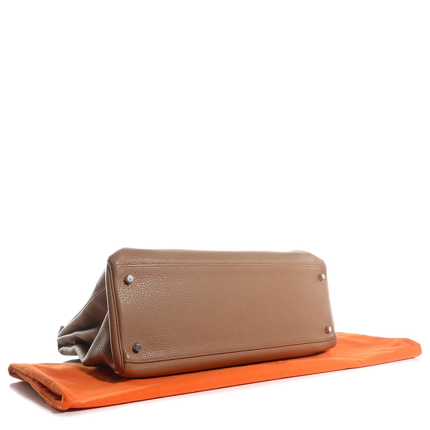 Hermes Taurillon Clemence Kelly Retourne 40 Tabac Camel 14 of 19
