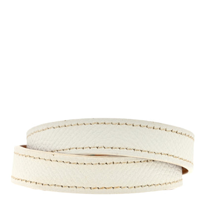 Hermes Epsom Kelly Double Tour Bracelet White 2 of 4