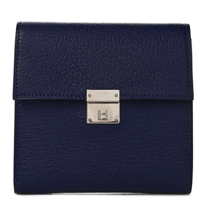 Hermes Chevre Mysore Clic 12 Wallet Bleu Electrique 1 of 8