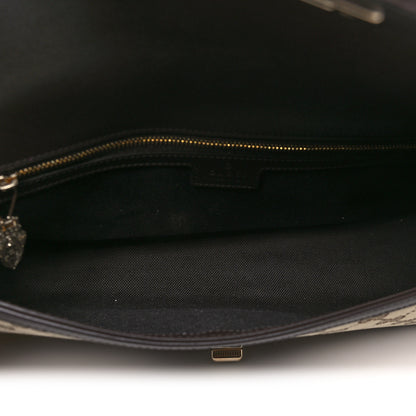 Gucci Monogram Medium Luce Shoulder Bag Beige Ebony 5 of 9