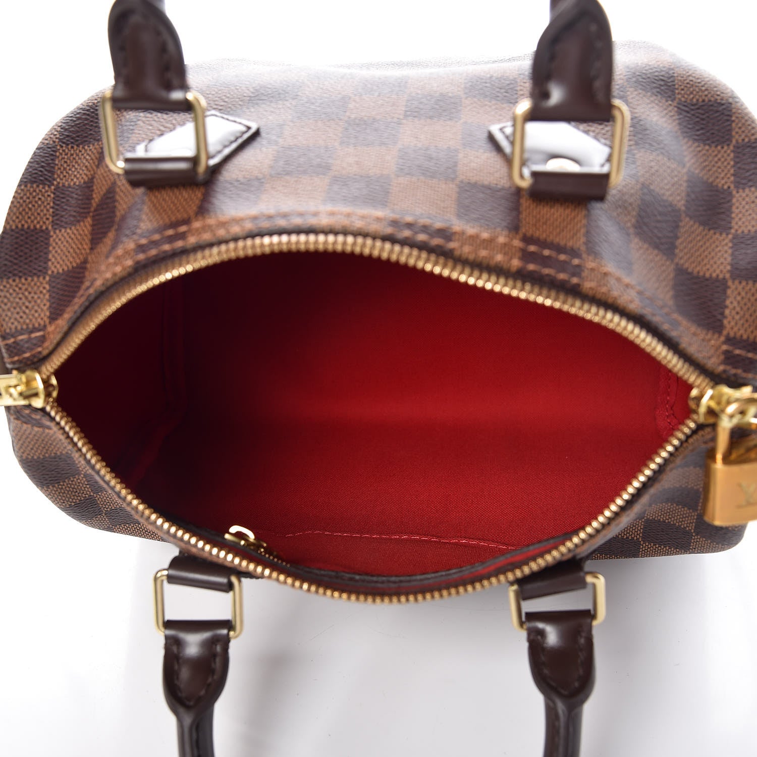 Louis Vuitton Damier Ebene Speedy Bandouliere 25 7 of 9
