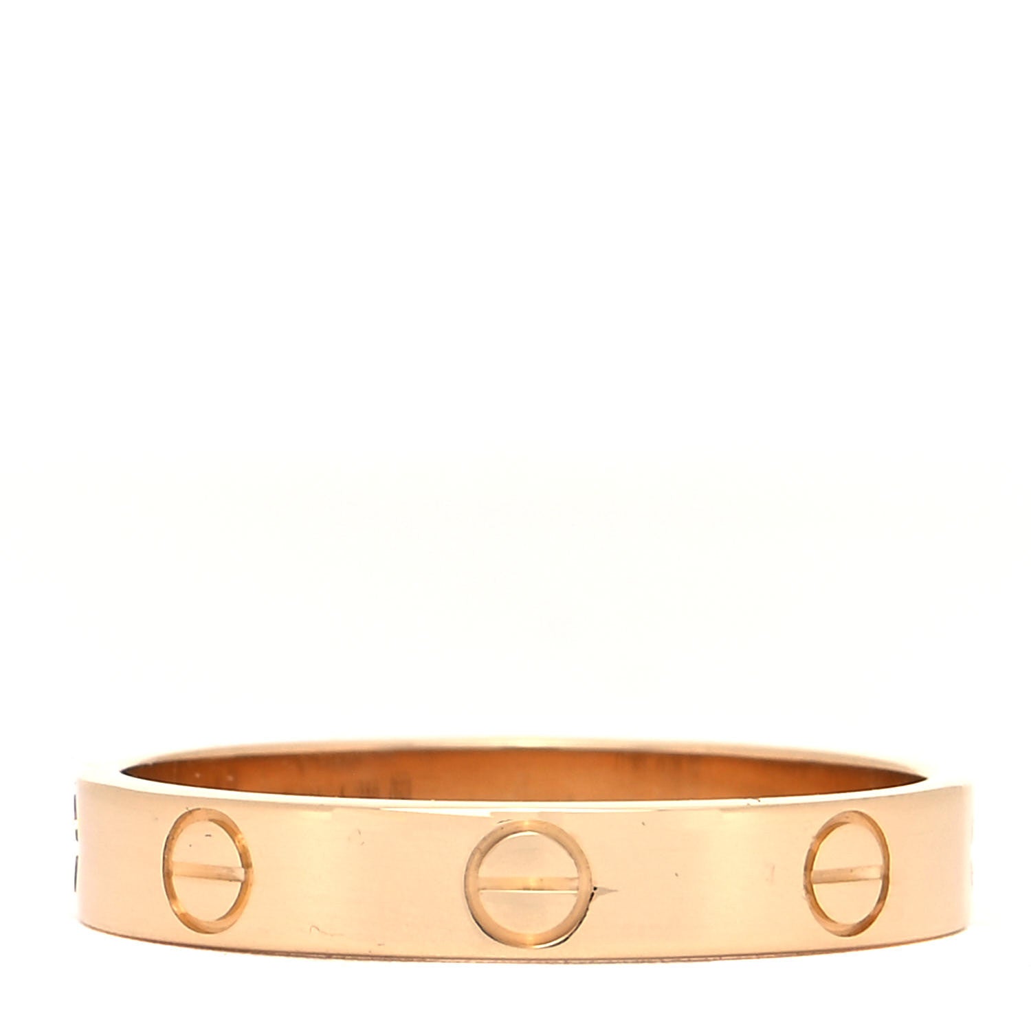 Cartier 18K Yellow Gold 3.5mm LOVE Wedding Band Ring 58 8.5 1 of 5