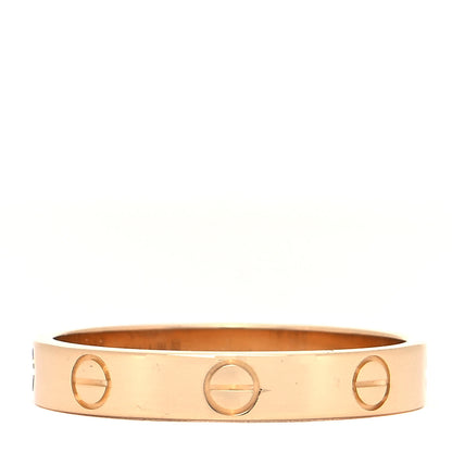 Cartier 18K Yellow Gold 3.5mm LOVE Wedding Band Ring 58 8.5 1 of 5