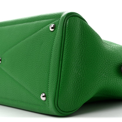 Hermes Taurillon Clemence Victoria II 35 Bambou 10 of 13