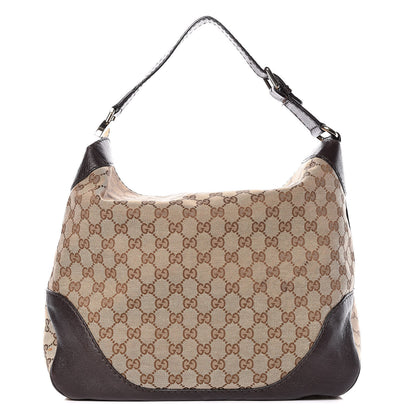 Gucci Monogram Medium Charlotte Hobo Brown 1 of 15