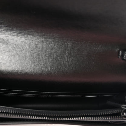 Saint Laurent Calfskin Monogram Sunset Chain Wallet Black 5 of 11