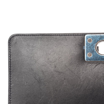 Chanel Glazed Calfskin Medium Boy Flap Black 11 of 14