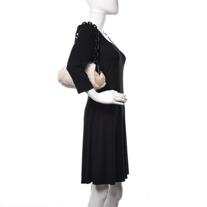 Chanel Rabbit Fur N°5 Frame Bag Beige 3 of 11