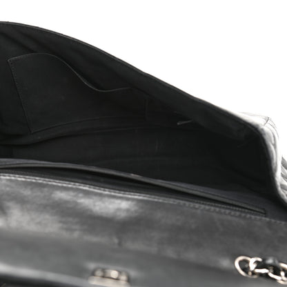 Chanel Lambskin Chevron Quilted Single Flap Black 5 of 11