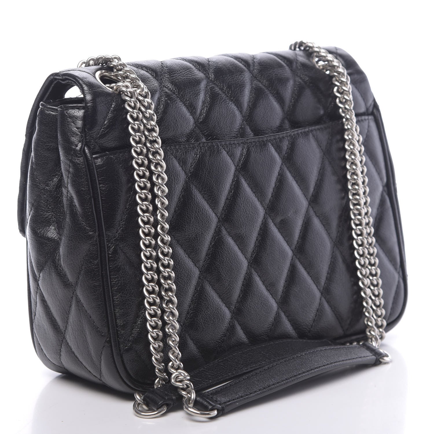 Mulberry Shiny Buffalo Quilted Small Shoulder Bag Black 3 of 9