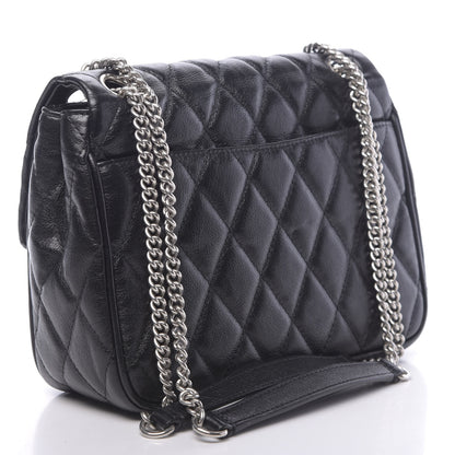 Mulberry Shiny Buffalo Quilted Small Shoulder Bag Black 3 of 9