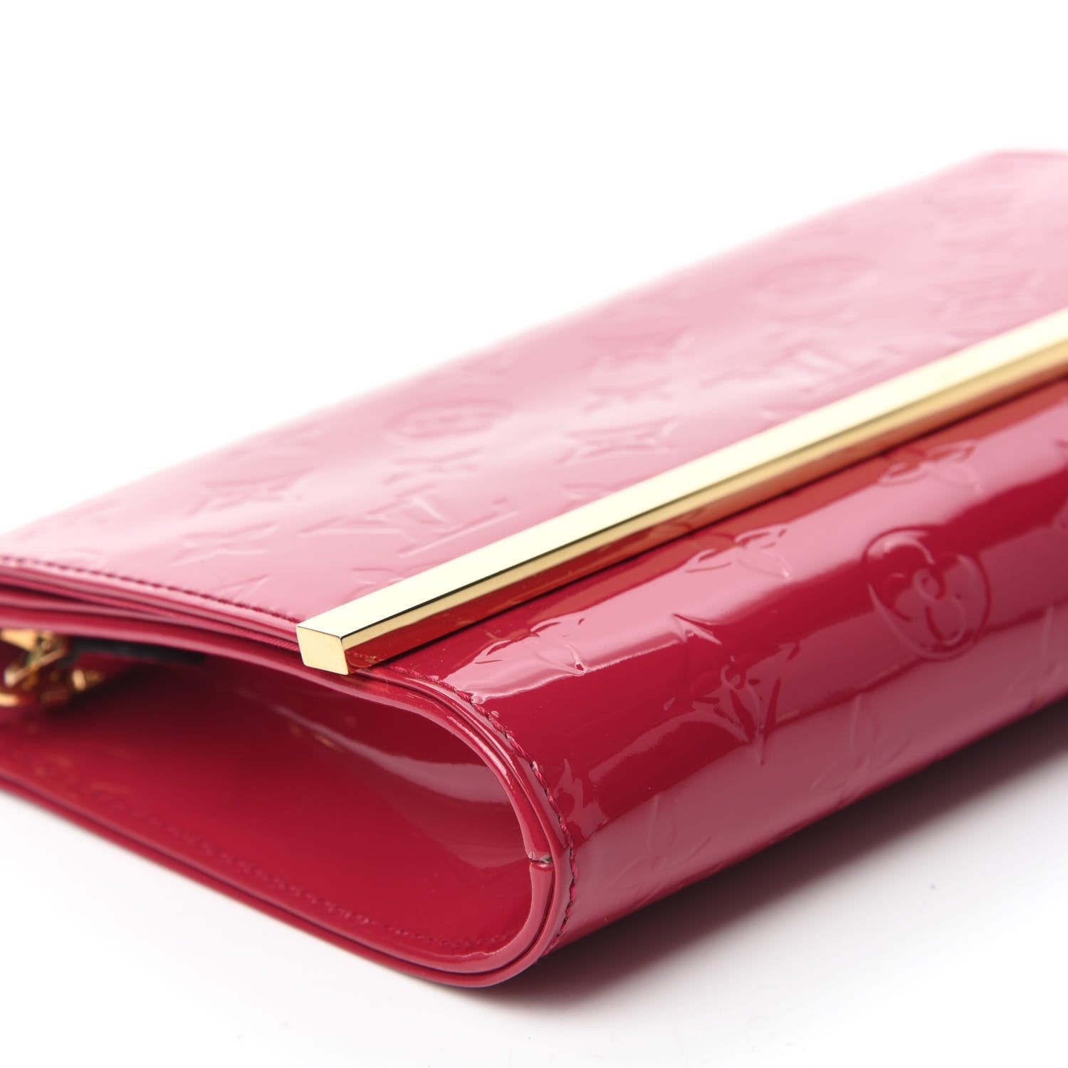Louis Vuitton Vernis Ana Clutch Rose Indien 7 of 11