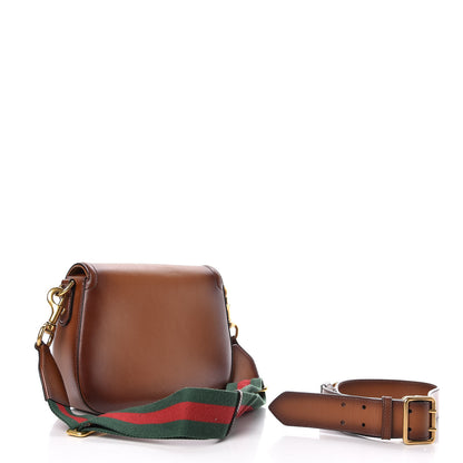 Gucci Calfskin Medium Lady Web Shoulder Bag Cuir 3 of 10