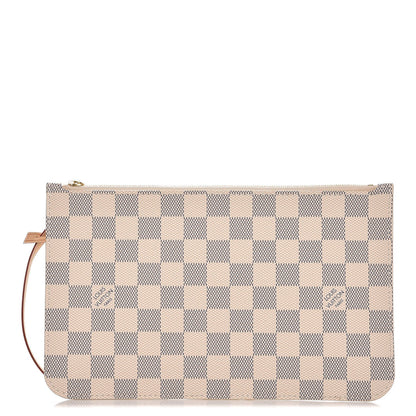 Louis Vuitton Damier Azur Neverfull MM GM Pochette 1 of 8
