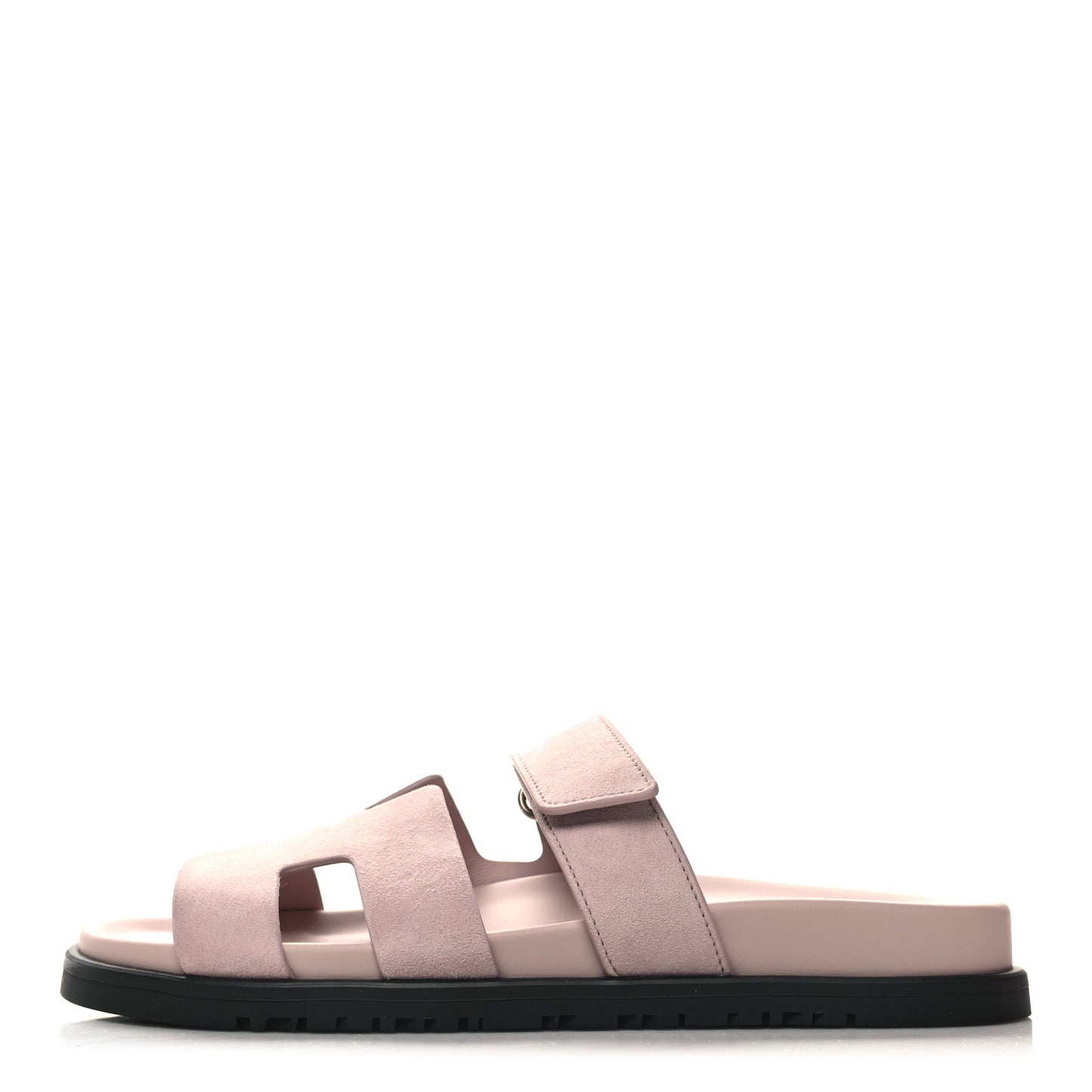 Suede Goatskin Womens Chypre Sandals 38 Rose Porcelaine