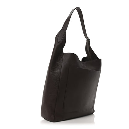 The Row Grained Calfskin Blake Hobo Acajou 4 of 10