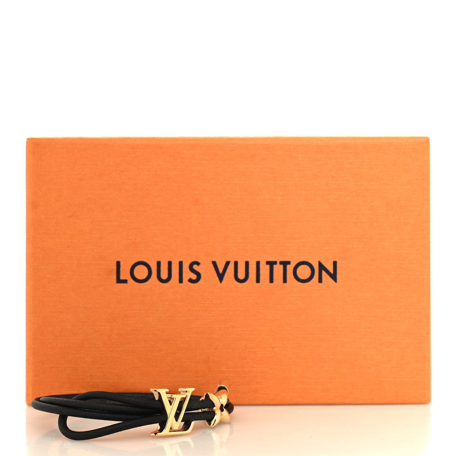Louis Vuitton Calfskin LV Bloom Bracelet Black 6 of 6
