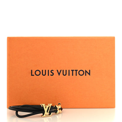 Louis Vuitton Calfskin LV Bloom Bracelet Black 6 of 6