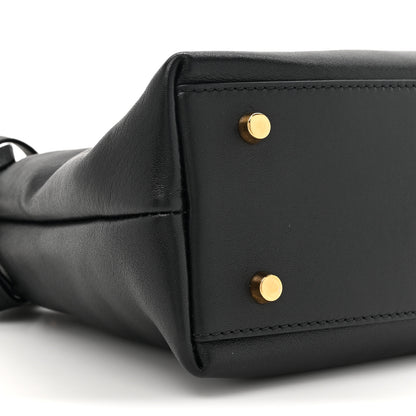 Versace Nappa Logo Tag Hobo Black 9 of 9