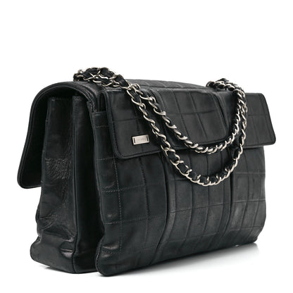 Chanel Lambskin Square Stitched Reissue Multi Pocket Flap Black 3 of 13