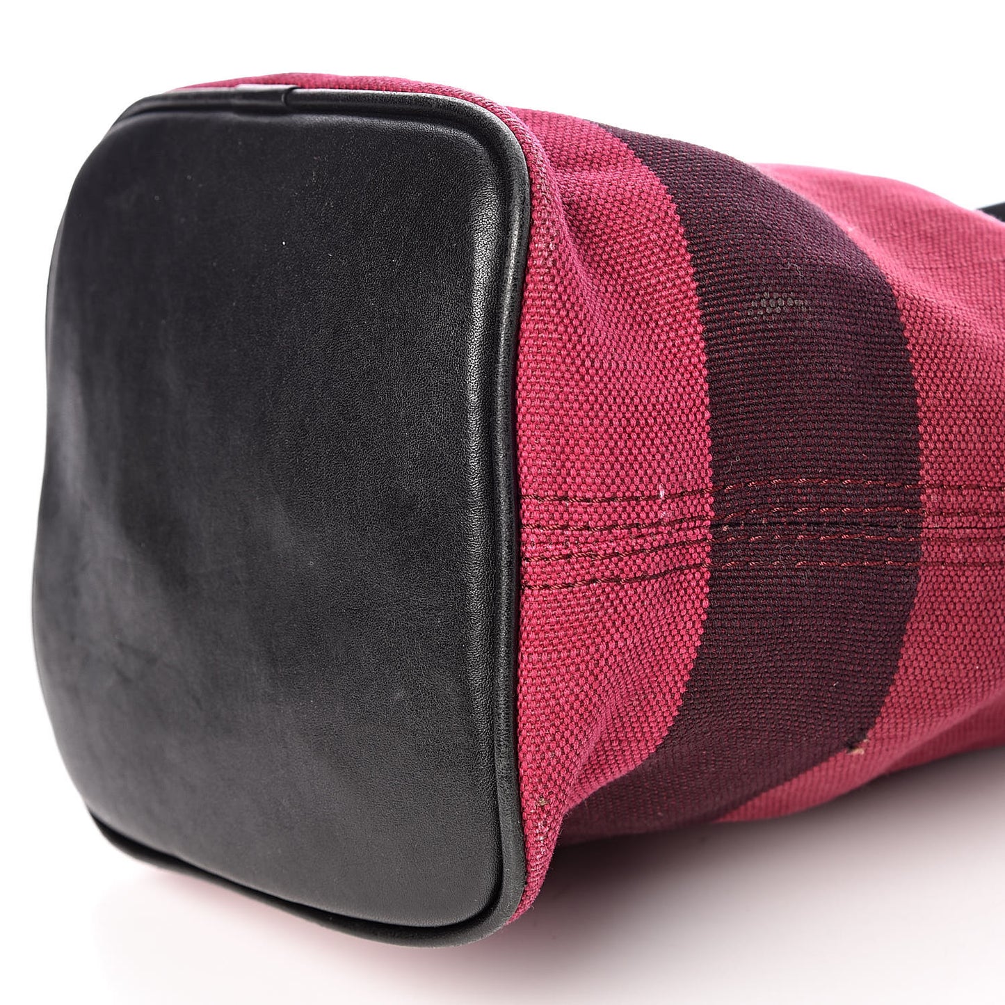 Overdyed Canvas Mega Check Mini Ashby Tassel Crossbody Deep Plum
