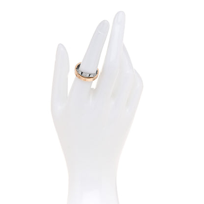 Cartier 18K Pink White Gold 6 Diamond LOVE Ring 53 6.5 2 of 4