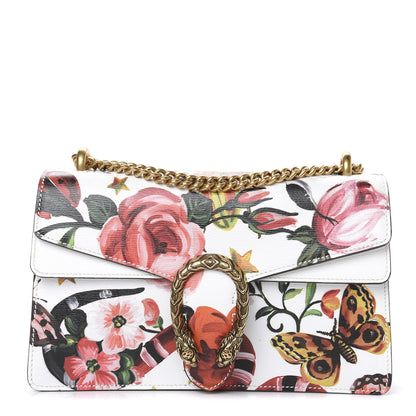Gucci Calfskin Exclusive Garden Dionysus Shoulder Bag Cream 1 of 13