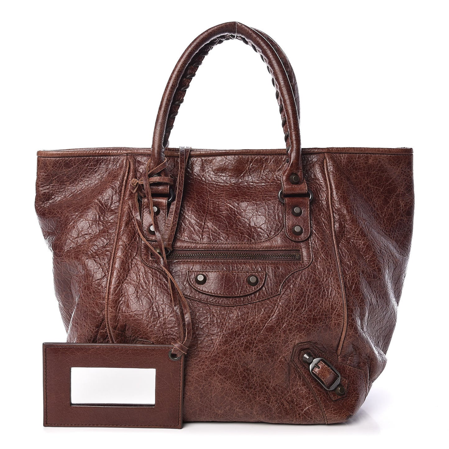Agneau Classic Hardware S Sunday Tote Castagna