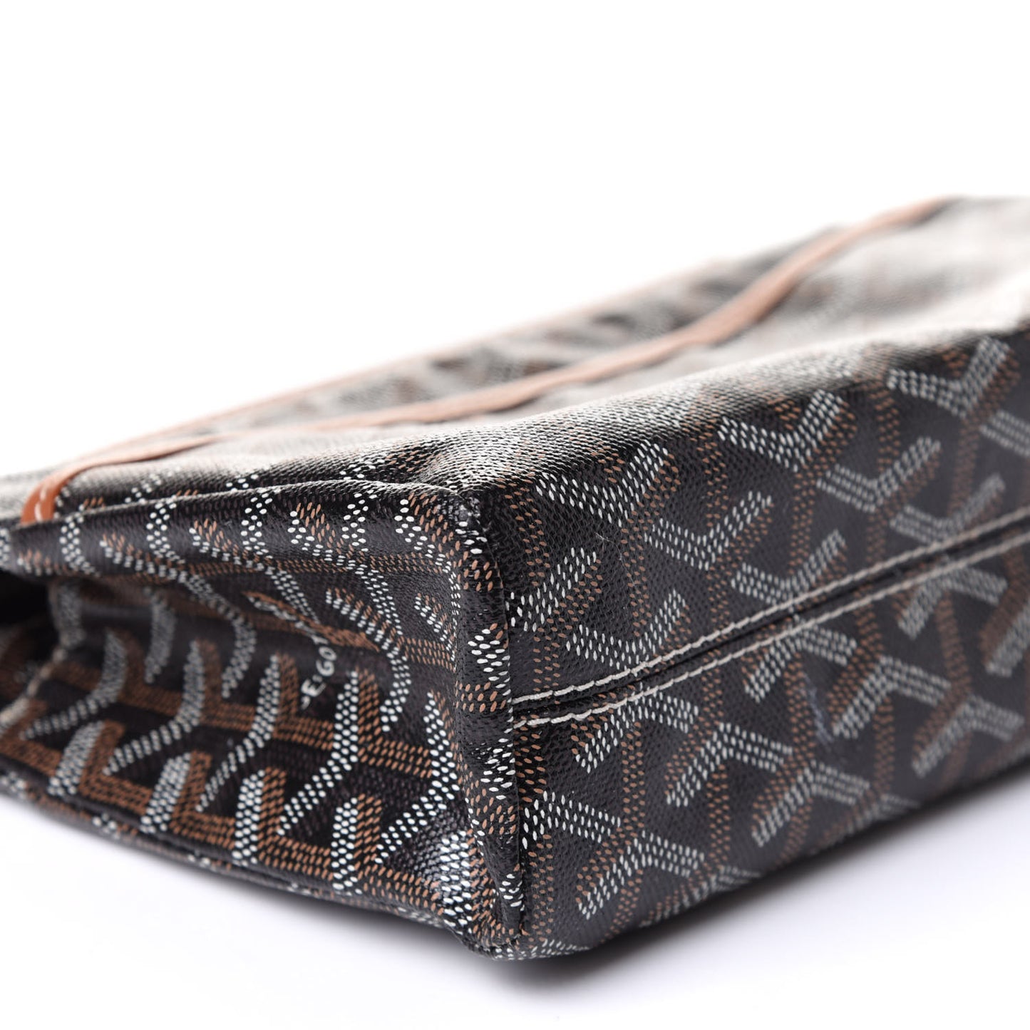 Goyardine Miroir Toiletry Bag PM Black Gold