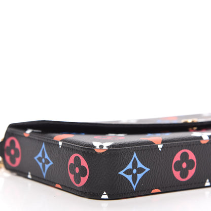 Louis Vuitton Game On Felicie Chain Wallet Black 6 of 10