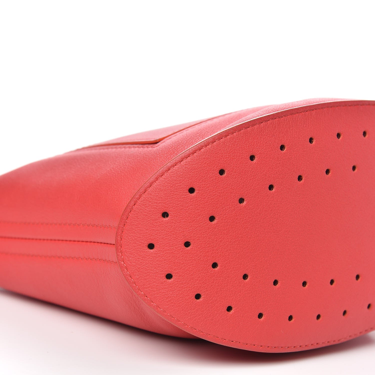 Delvaux Taurillon Mini Pin Bucket Coral 7 of 11