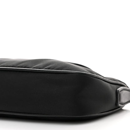 Prada Tessuto Nylon Saffiano Crossbody Bag Black 11 of 15