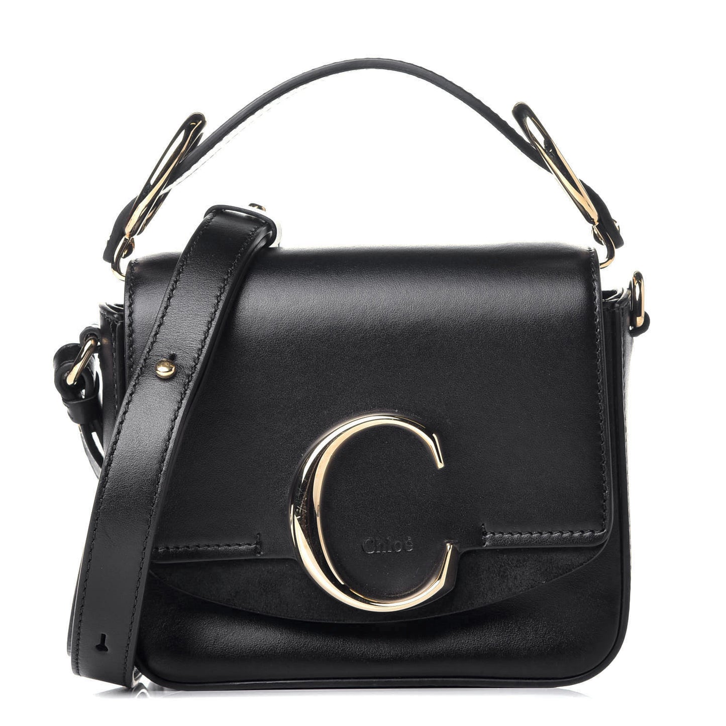 Calfskin Small C Double Carry Black