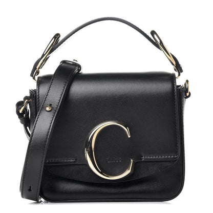 Chloe Calfskin Small C Double Carry Black 1 of 8