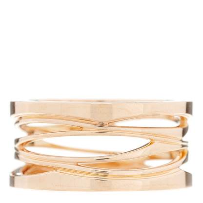 Bulgari 18K Rose Gold B.Zero1 Legend Four-Band Ring 66 11.5 3 of 8