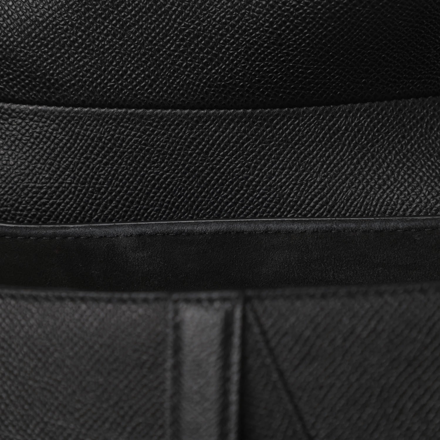 Christian Dior Grained Calfskin Saddle Bag Black 11 of 11