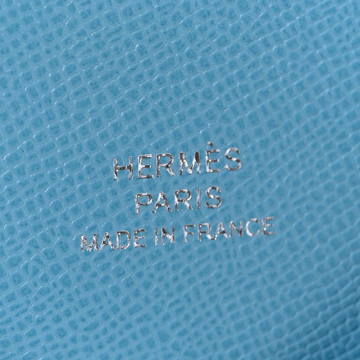 Hermes Epsom Calvi Card Case Celeste 6 of 10