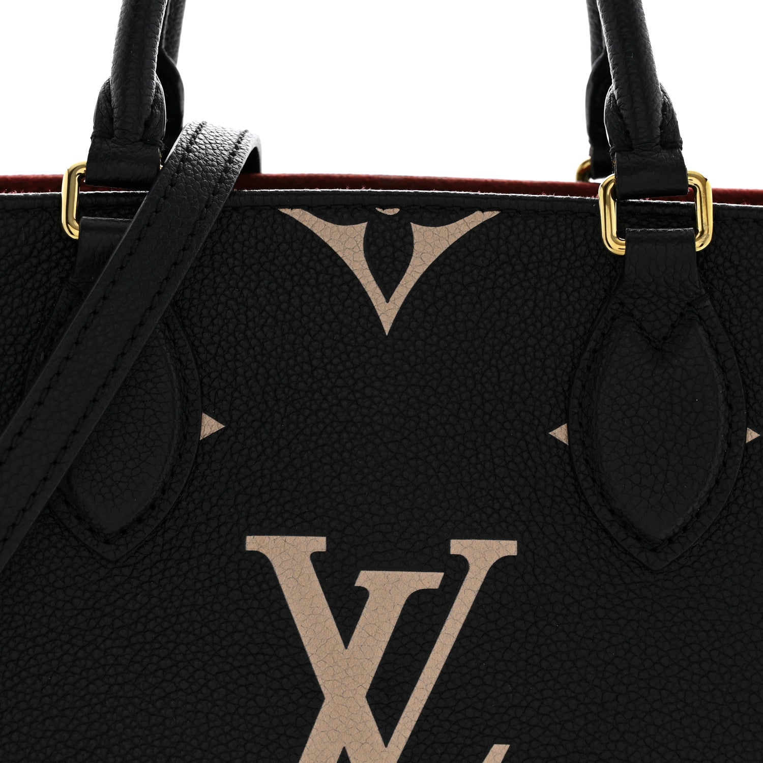 Louis Vuitton Empreinte Monogram Giant Onthego PM Black Beige 7 of 11