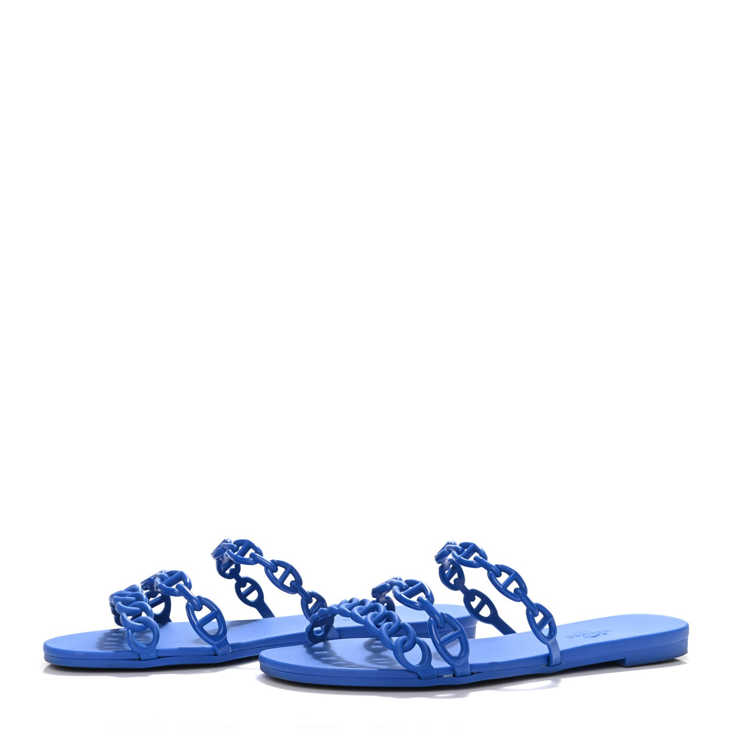 Rubber Chaine d'Ancre Rivage Sandals 37 Bleu Smalt