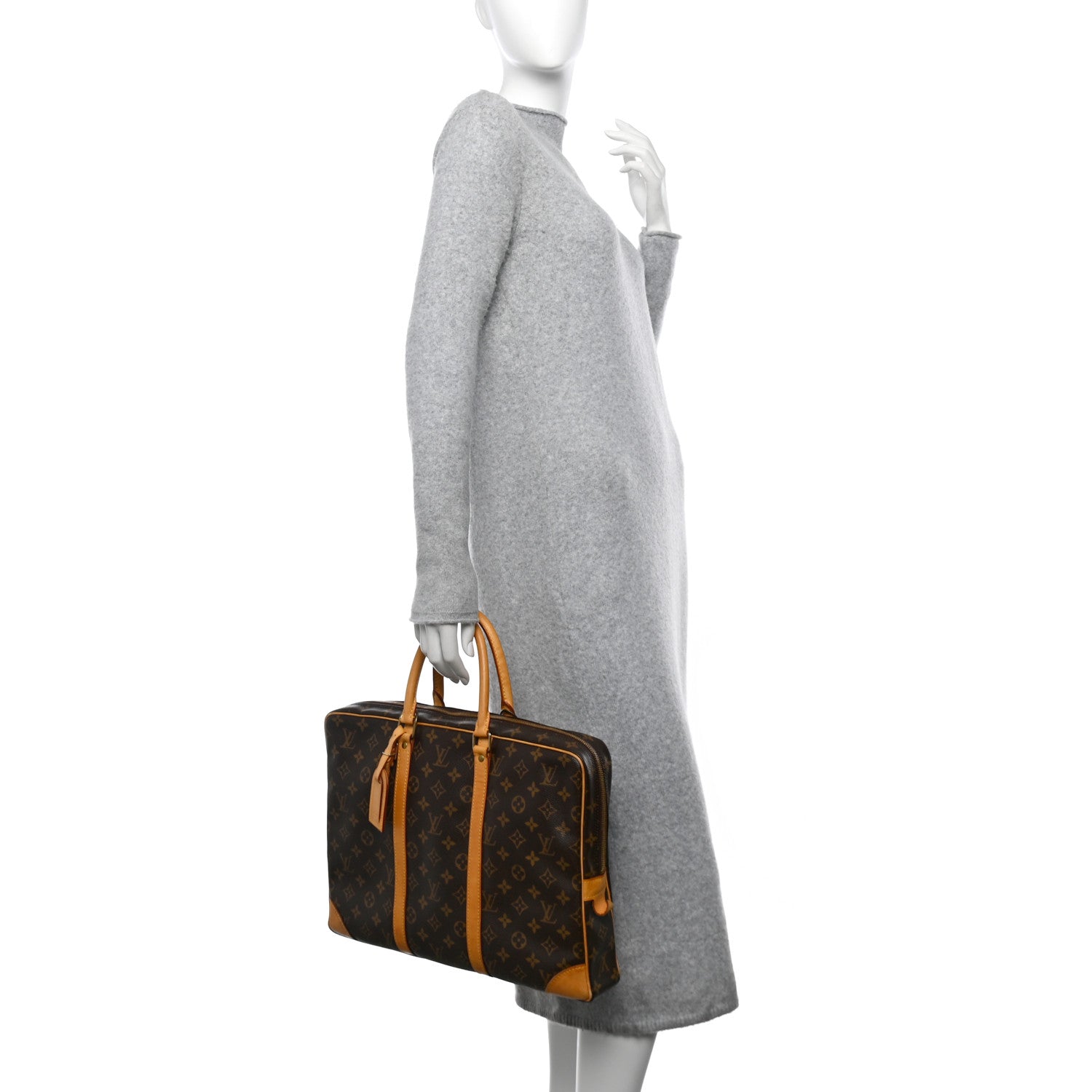 Louis Vuitton Monogram Porte-Documents Voyage Briefcase 2 of 12