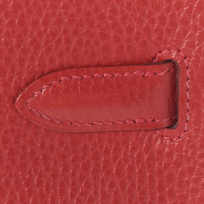 Hermes Ardennes Birkin 35 Rouge Vif 9 of 29