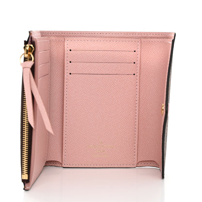Louis Vuitton Damier Ebene Victorine Wallet Rose Ballerine 5 of 6