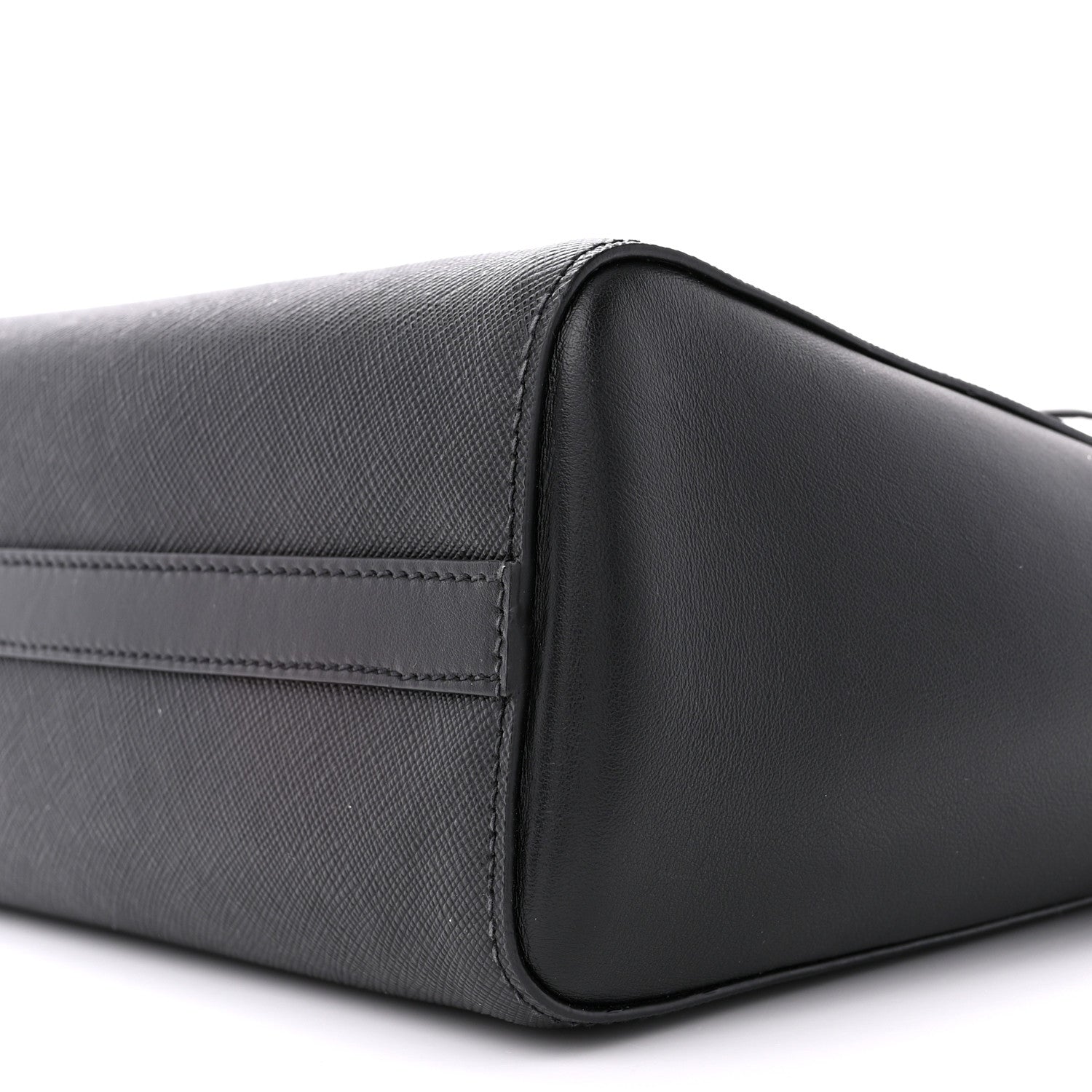Prada Saffiano Soft Calfskin Zippered Tote Black 10 of 13