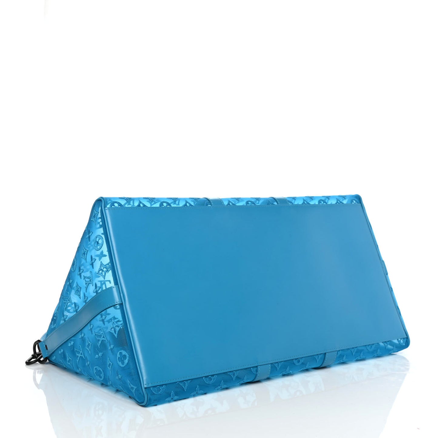 Monogram See Through Keepall Triangle Bandouliere 50 Turquoise