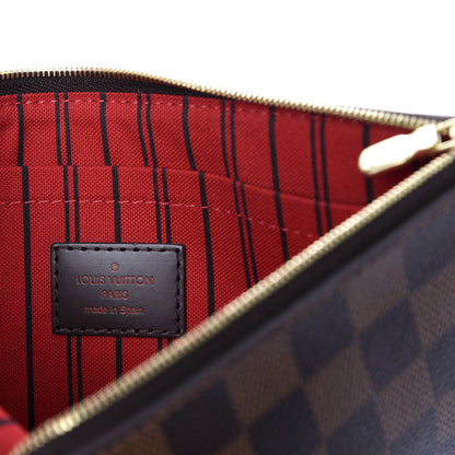 Louis Vuitton Damier Ebene Neverfull MM GM Pochette 6 of 7
