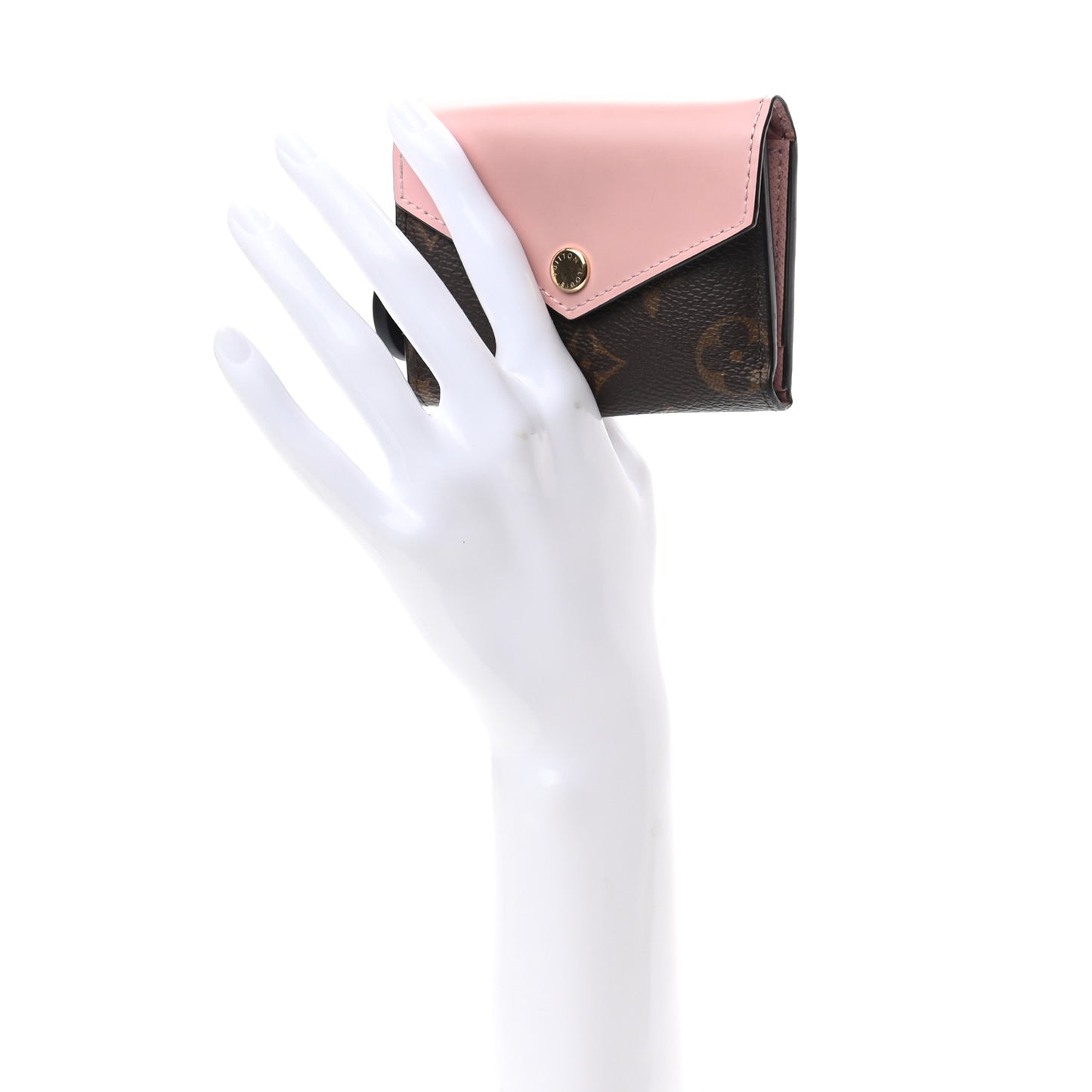 Monogram Zoe Wallet Rose Ballerine