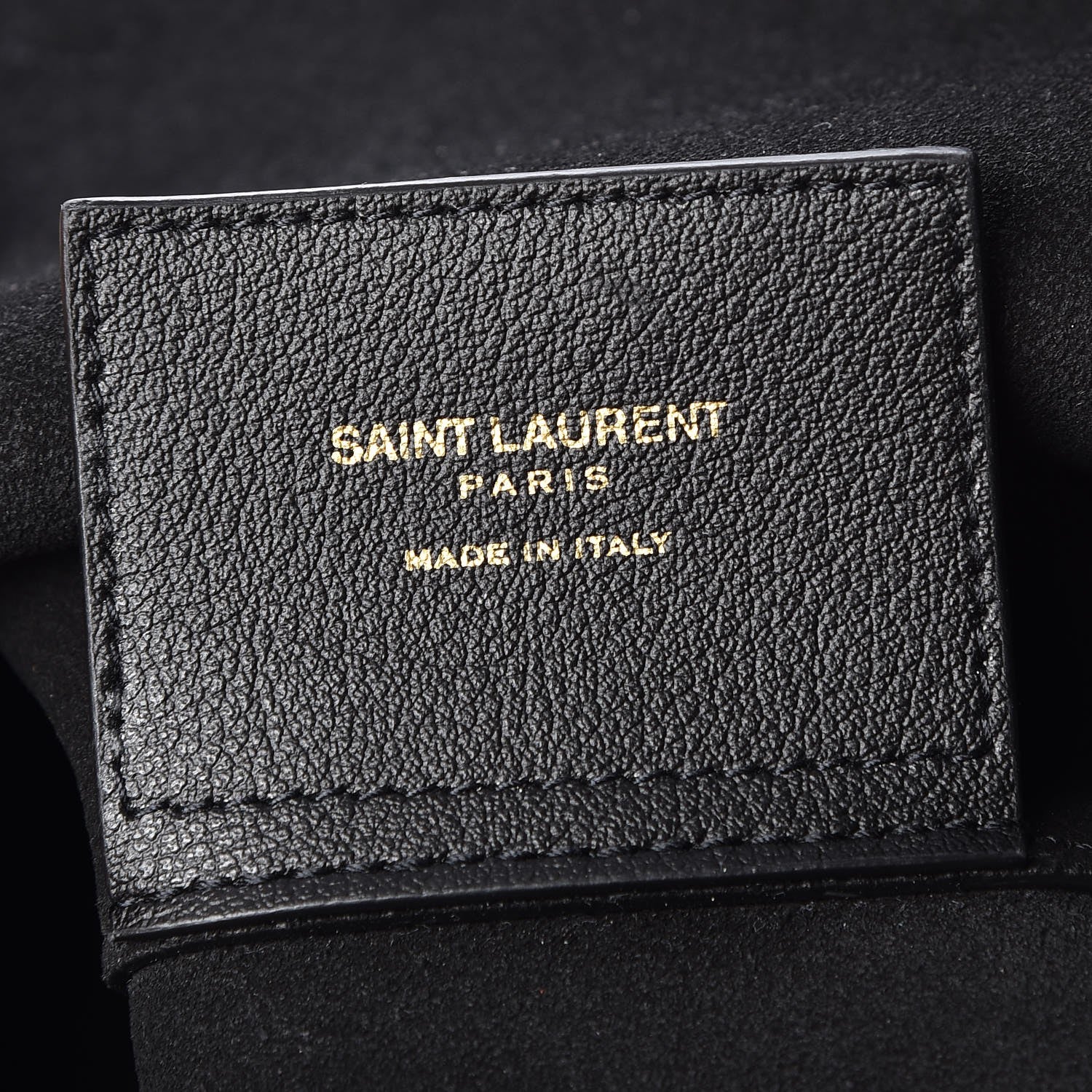 Saint Laurent Calfskin Large Shopping Tote Black 7 of 9