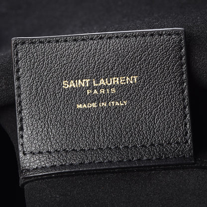 Saint Laurent Calfskin Large Shopping Tote Black 7 of 9