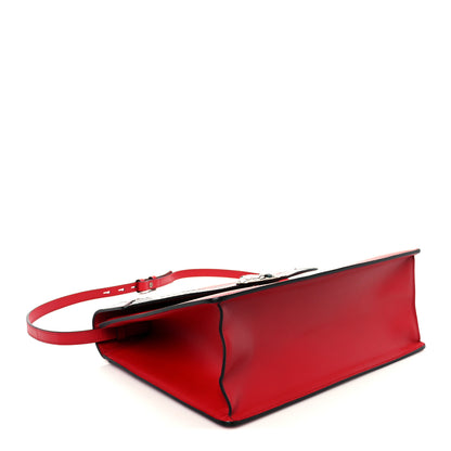 Gucci Calfskin Snakeskin Medium Lilith Top Handle Bag Red 4 of 11