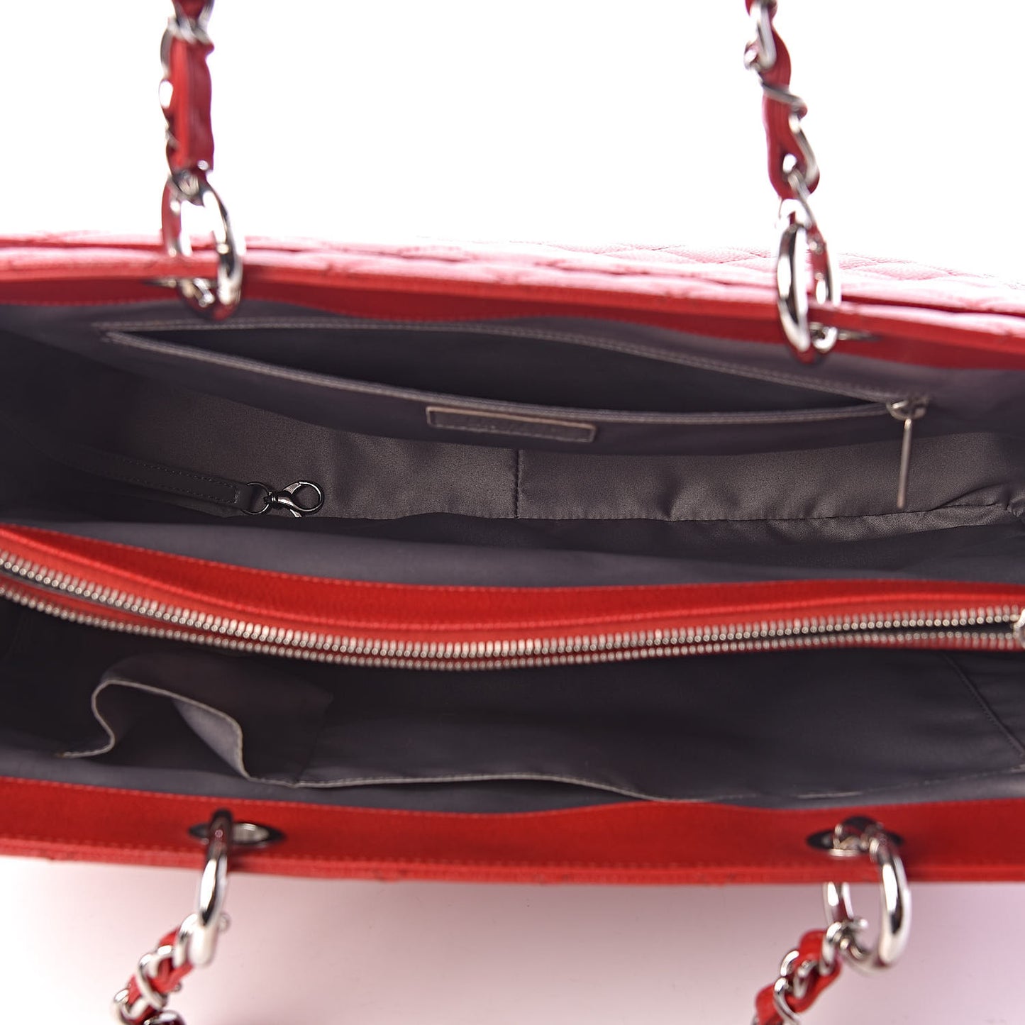 Caviar Quilted XL Grand Shopping Tote GST Red